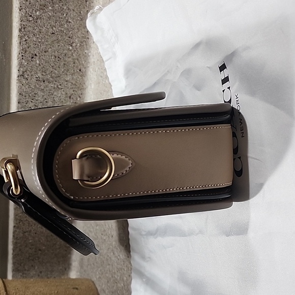 Coach Rogue Top Handle In Dark Stone - Picture 2 of 10